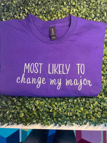 Most Likely to change my major | Sweatshirt